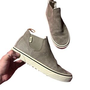 Vans Women's Taupe Slip-On Sneakers